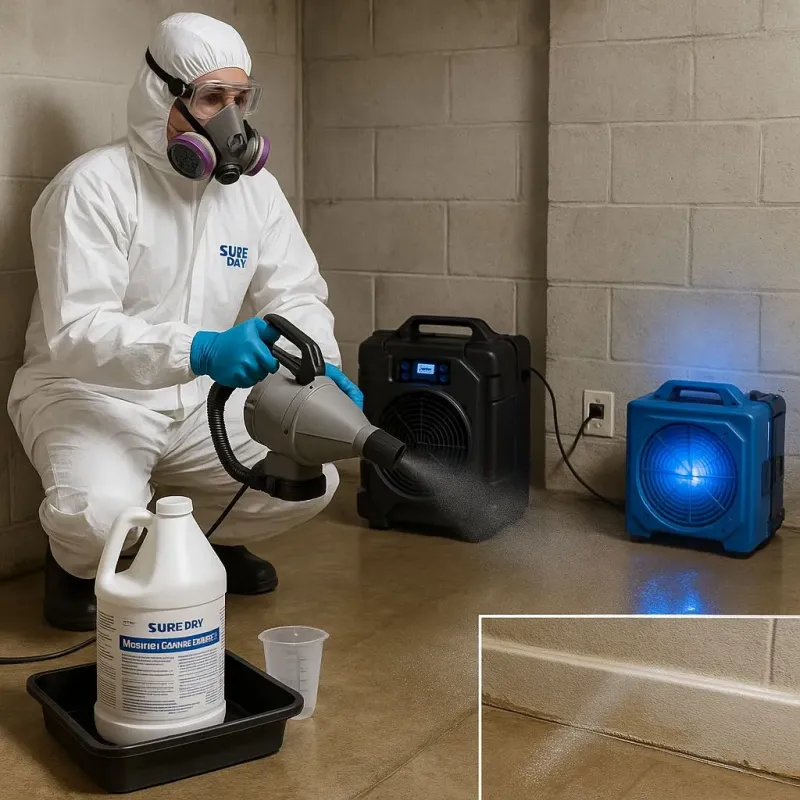 Sanitization and Odor Removal process in Waterbury, VT