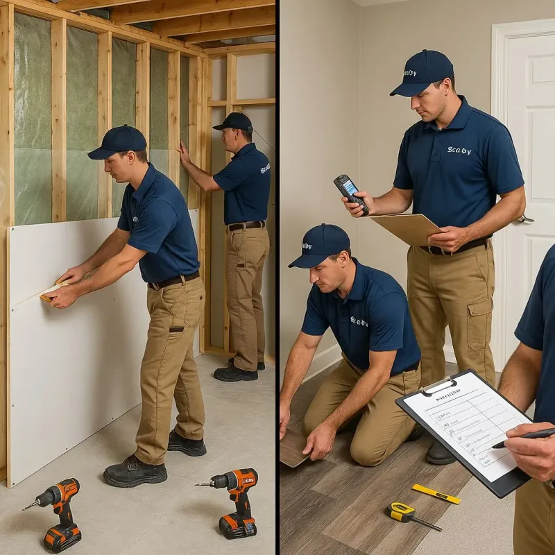 Repairs and Reconstruction process in Waterbury, VT